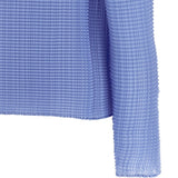 Cardigan con finitura in rilievo in azzurro ISSEY MIYAKE - donna 