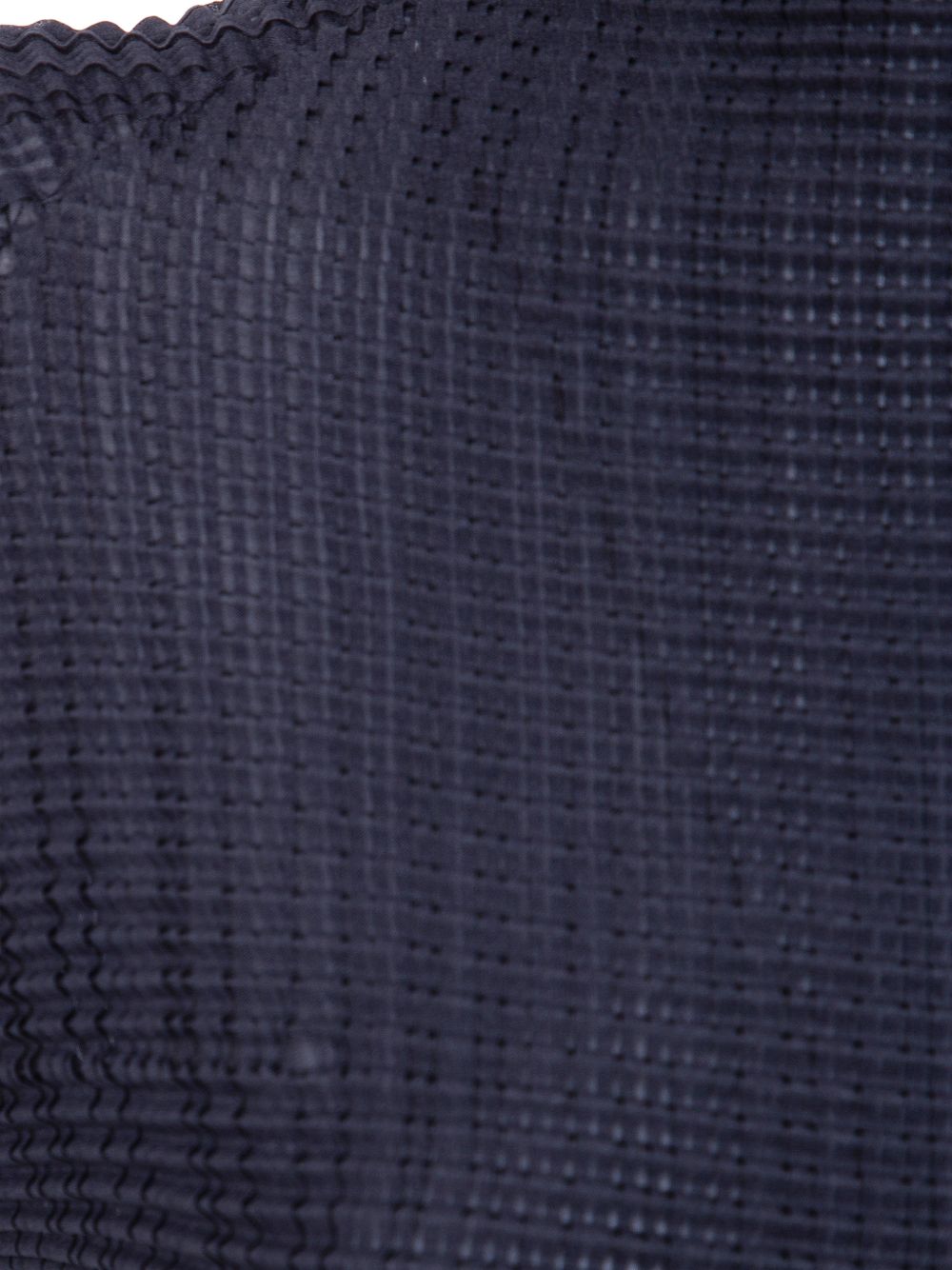 Top a collo alto con effetto plissé in nero Issey miyake  - donna 