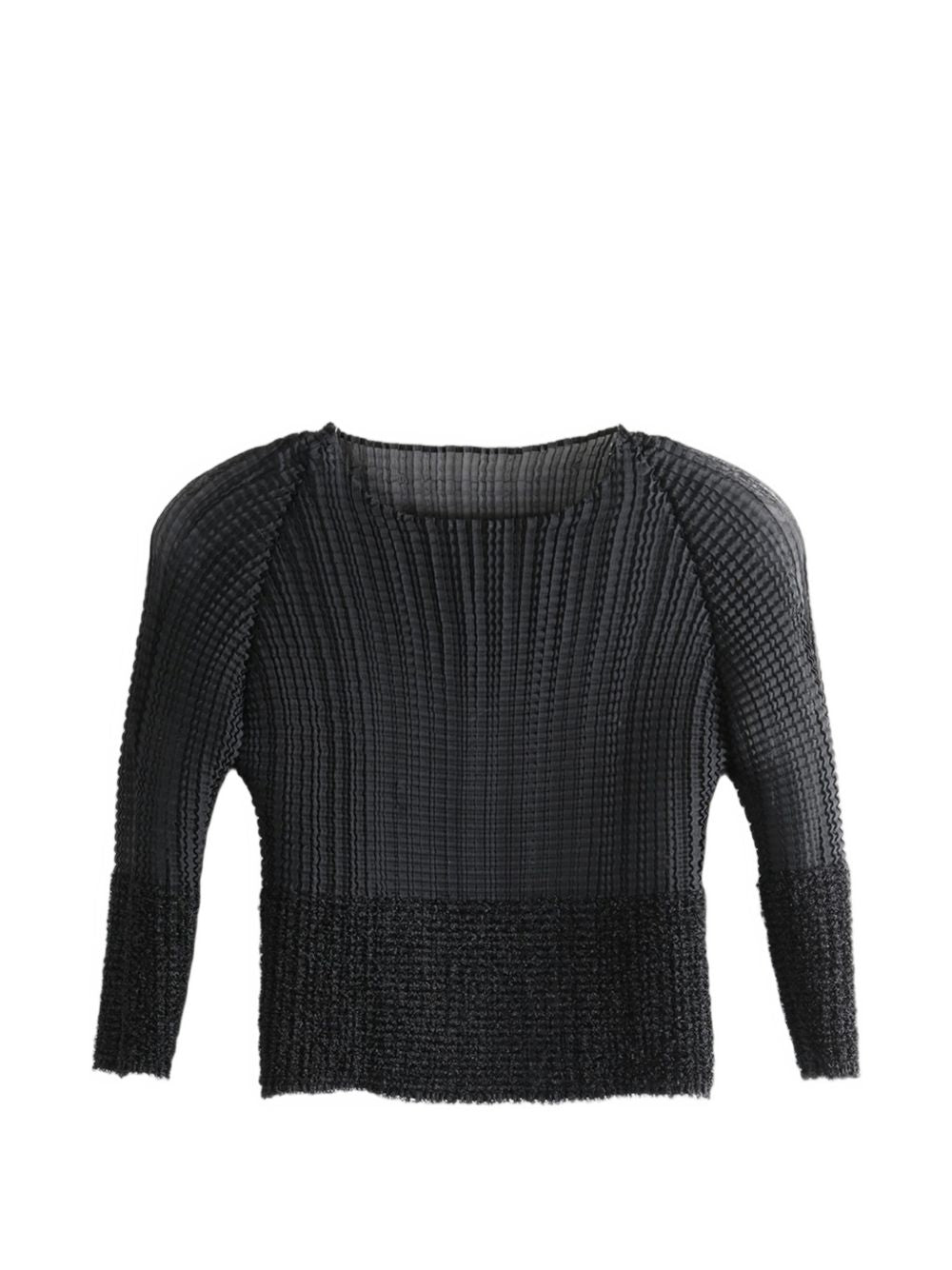 Top plissettato in nero Issey miyake - donna 