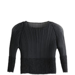 Top plissettato in nero Issey miyake - donna 