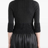 Top plissettato in nero Issey miyake - donna 
