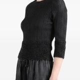 Top plissettato in nero Issey miyake - donna 