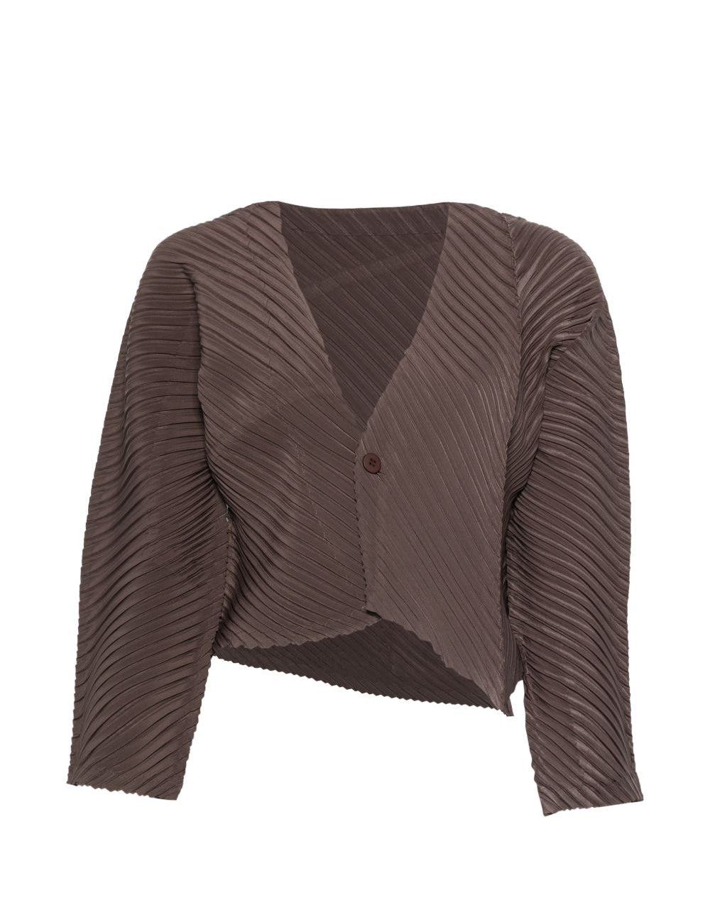 Blusa plissettata in marrone Issey miyake  - donna 