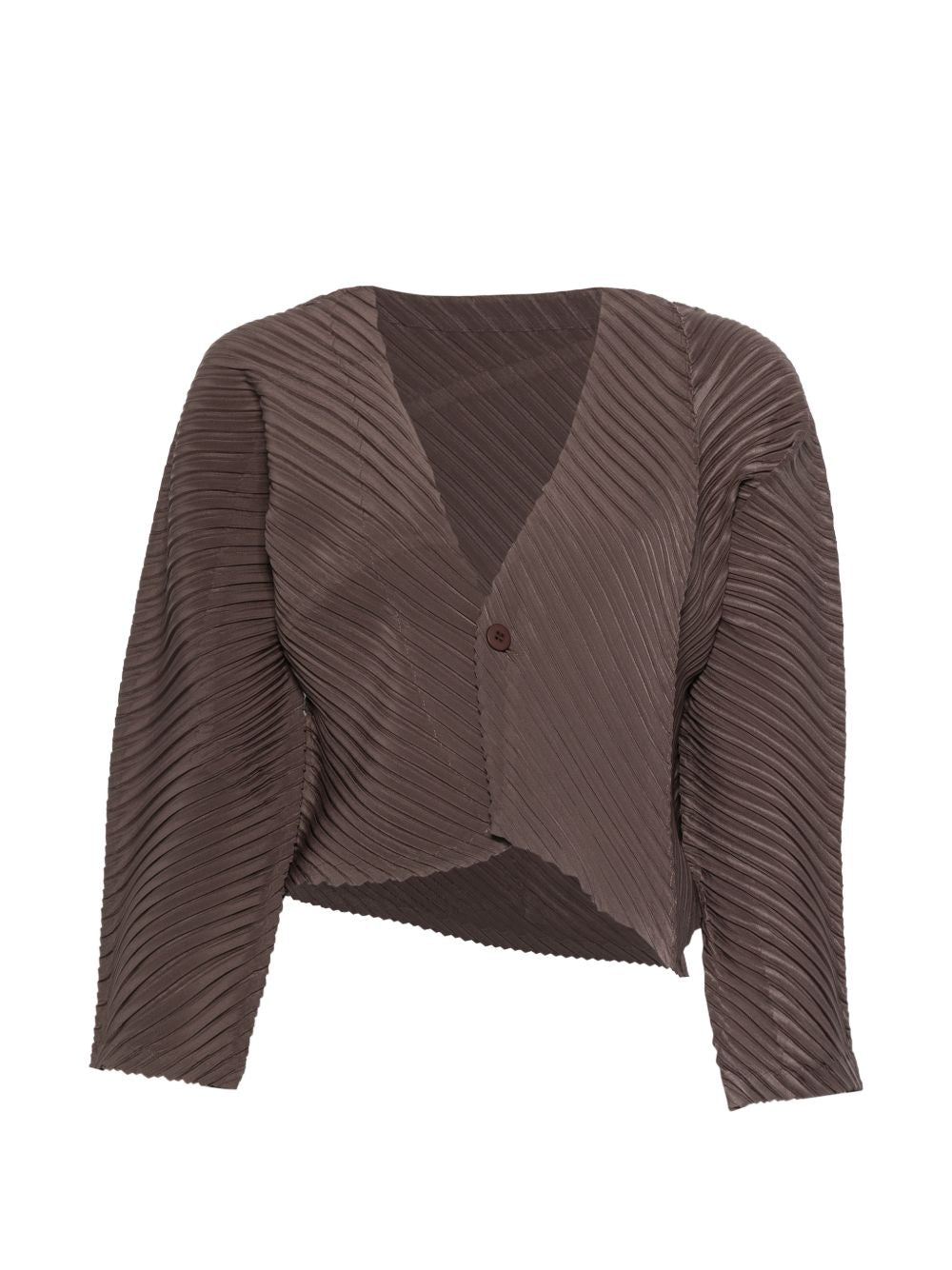 Blusa plissettata in marrone Issey miyake  - donna 