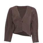 Blusa plissettata in marrone Issey miyake  - donna 