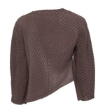 Blusa plissettata in marrone Issey miyake  - donna 
