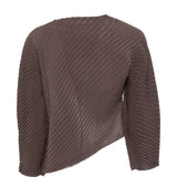 Blusa plissettata in marrone Issey miyake  - donna 