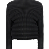 Top spring pleats in nero 