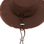 Cappello bucket le bob artichaut in marrone Jacquemus - donna 