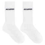 Calzini con ricamo in bianco Jacquemus - unisex 