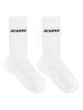 Calzini con ricamo in bianco Jacquemus - unisex