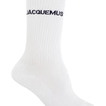 Calzini con ricamo in bianco Jacquemus - unisex 