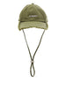 Jacquemus fringed brim hat in green - unisex