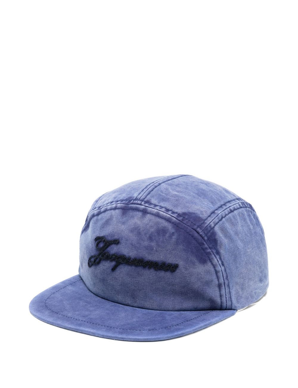 Cappellino con logo corsivo in blu Jacquemus - unisex 