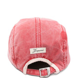 Cappellino da baseball in cotone ricamato in rosso Jacquemus - unisex 