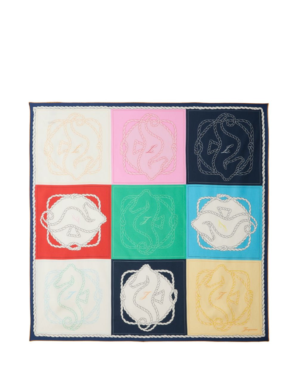 Foulard  le foulard a rayures in multicolore Jacquemus - unisex 