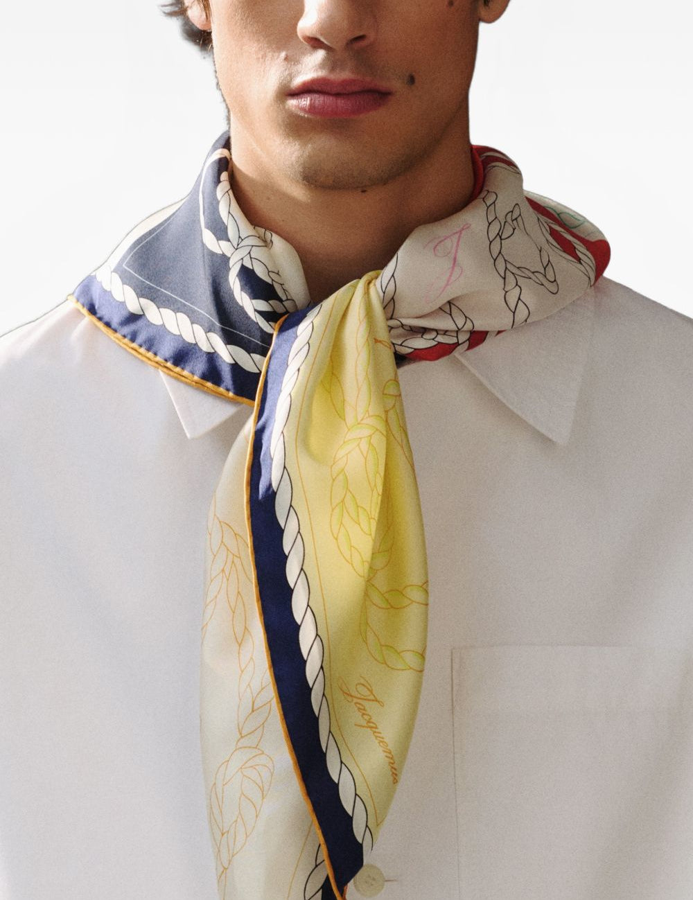 Foulard  le foulard a rayures in multicolore Jacquemus - unisex 