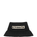 Cappello bucket intrecciato le bob plage in nero Jacquemus - unisex 