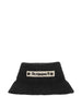 Jacquemus black le bob plage braided bucket hat - unisex