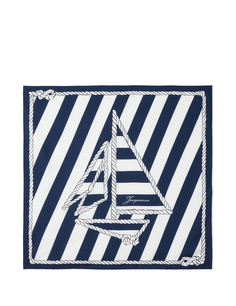 Foulard le foulard bateau corde in blu Jacquemus - unisex 