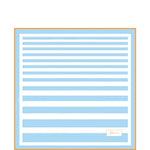 Foulard le foulard a rayures  in bianco e blu Jacquemus - unisex 