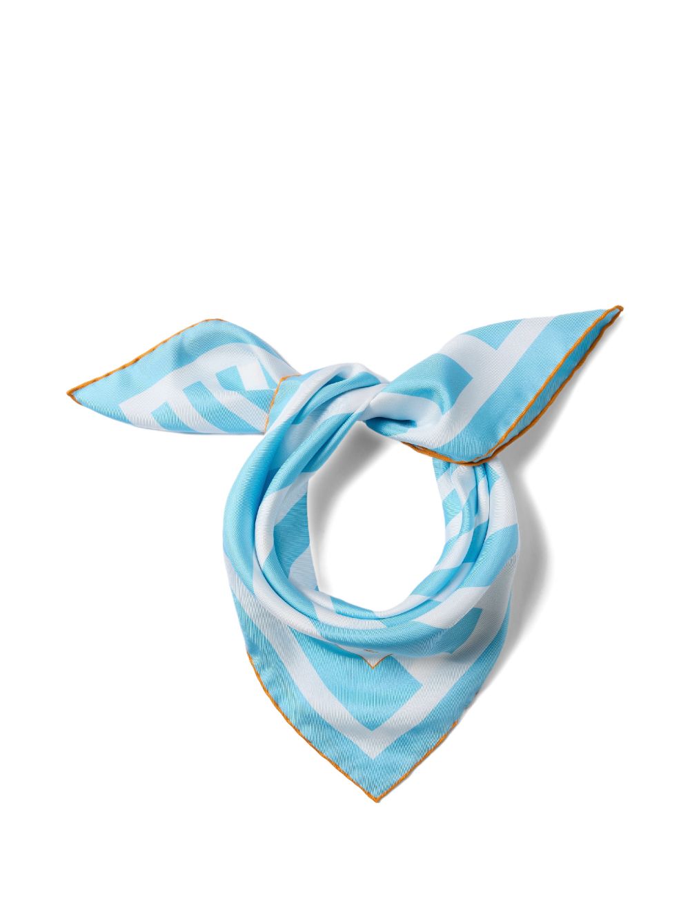 Foulard le foulard a rayures  in bianco e blu Jacquemus - unisex 
