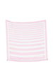Jacquemus striped foulard with pink and white stripes - unisex