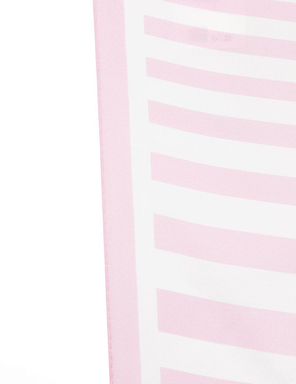 Foulard a righe rayures in bianco e rosa Jacquemus - unisex 
