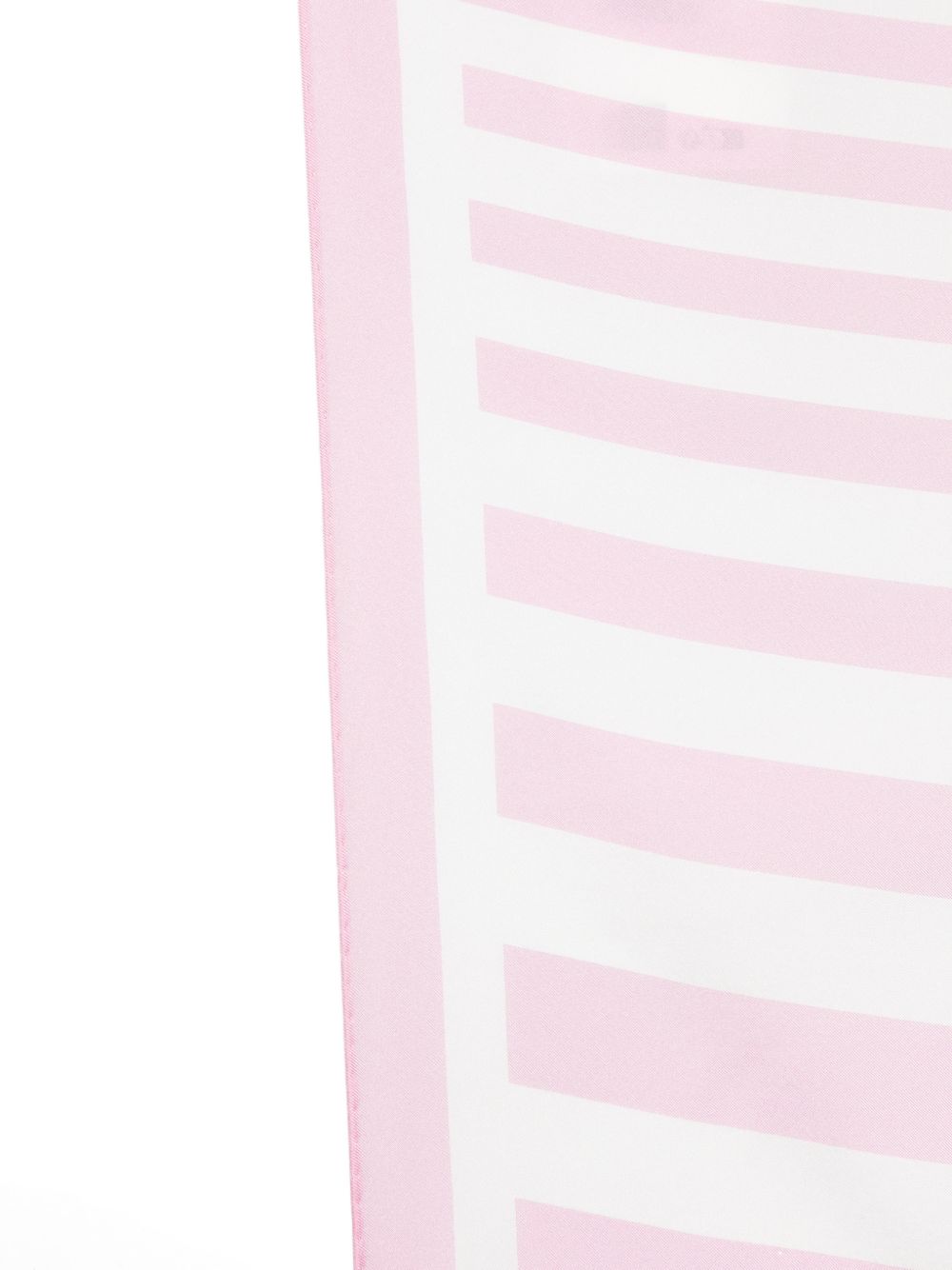 Foulard a righe rayures in bianco e rosa Jacquemus - unisex 