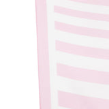 Foulard a righe rayures in bianco e rosa Jacquemus - unisex 