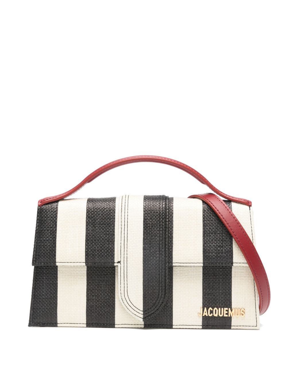 Borsa a mano le bambino grande in nero e bianco Jacquemus - donna 