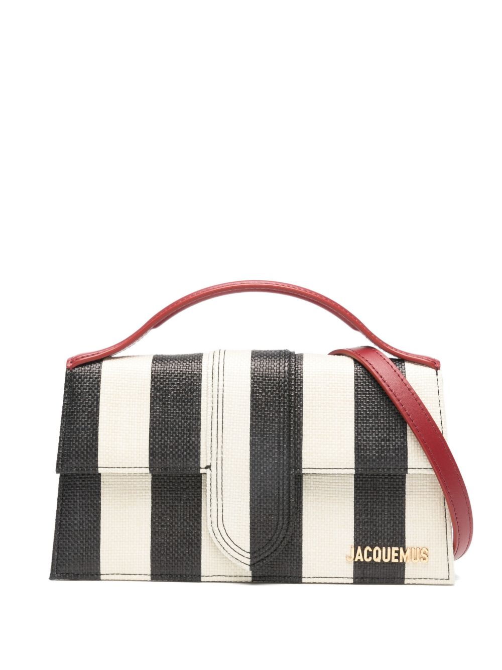 Borsa a mano le bambino grande in nero e bianco Jacquemus - donna 