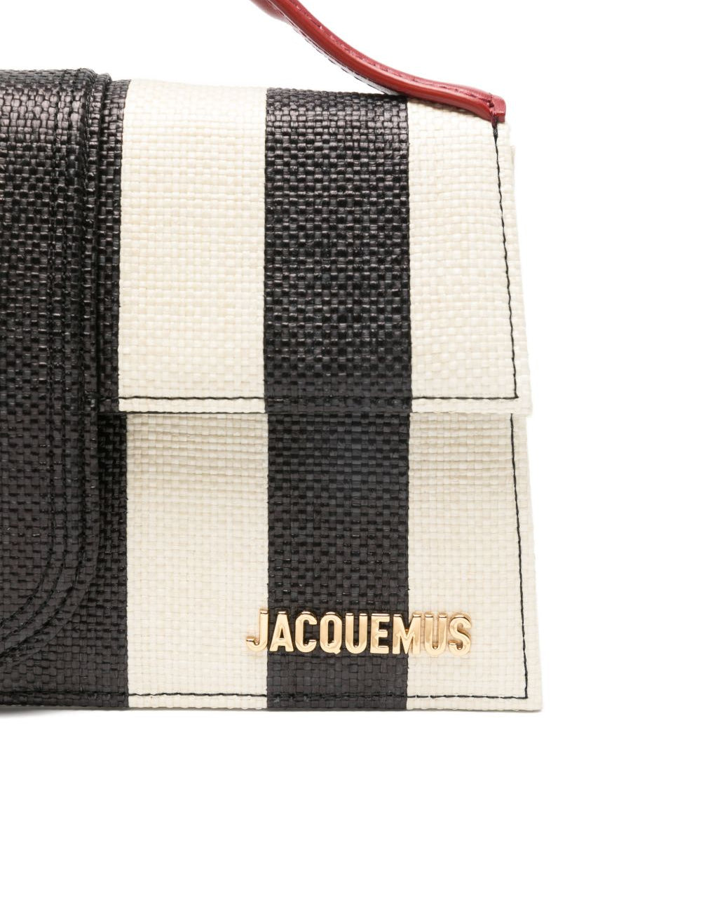 Borsa a mano le bambino grande in nero e bianco Jacquemus - donna 