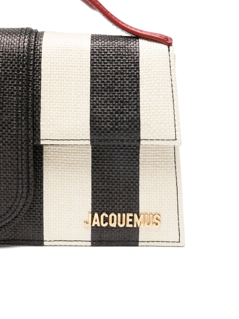 Borsa a mano le bambino grande in nero e bianco Jacquemus - donna 