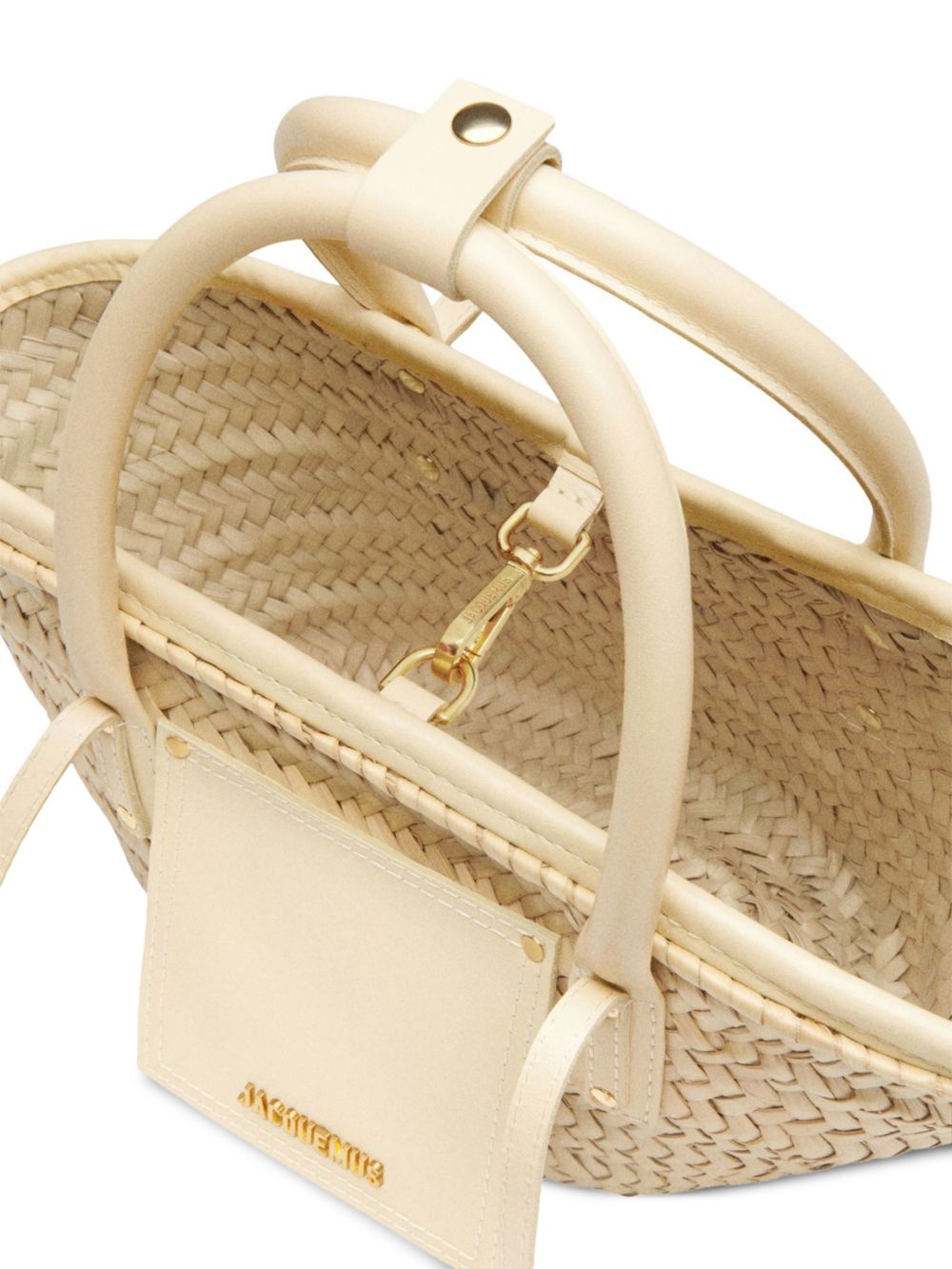 Borsa da spiaggia Soli piccola in avorio Jacquemus - donna 