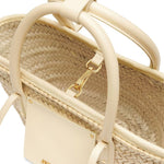 Borsa da spiaggia Soli piccola in avorio Jacquemus - donna 