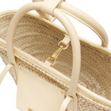 Borsa da spiaggia Soli piccola in avorio Jacquemus - donna 