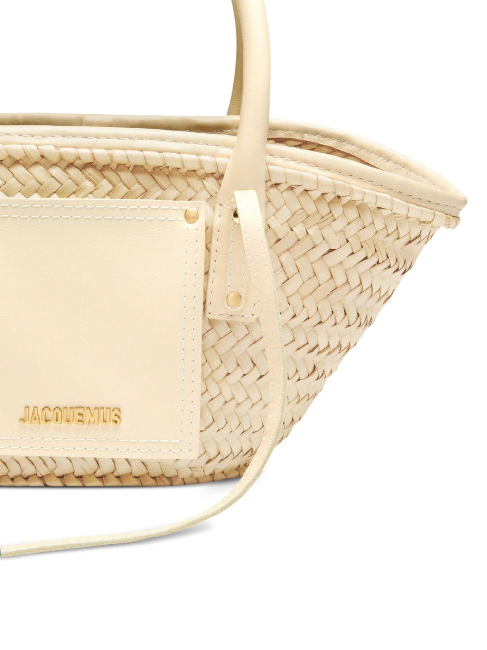Borsa da spiaggia Soli piccola in avorio Jacquemus - donna 