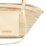 Borsa da spiaggia Soli piccola in avorio Jacquemus - donna 