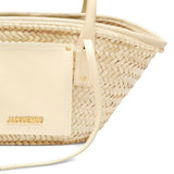 Borsa da spiaggia Soli piccola in avorio Jacquemus - donna 