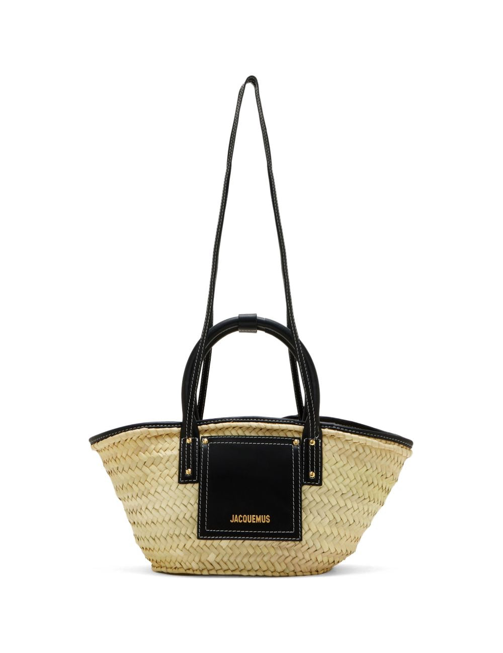 Borsa da spiaggia Soli piccola in nero Jacquemus - donna 