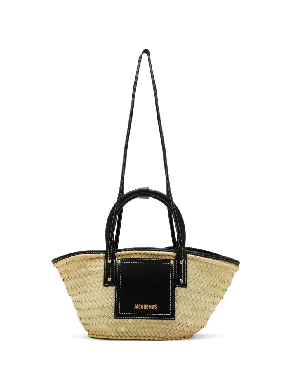 Borsa da spiaggia Soli piccola in nero Jacquemus - donna 