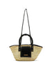 Borsa da spiaggia Soli piccola in nero Jacquemus - donna