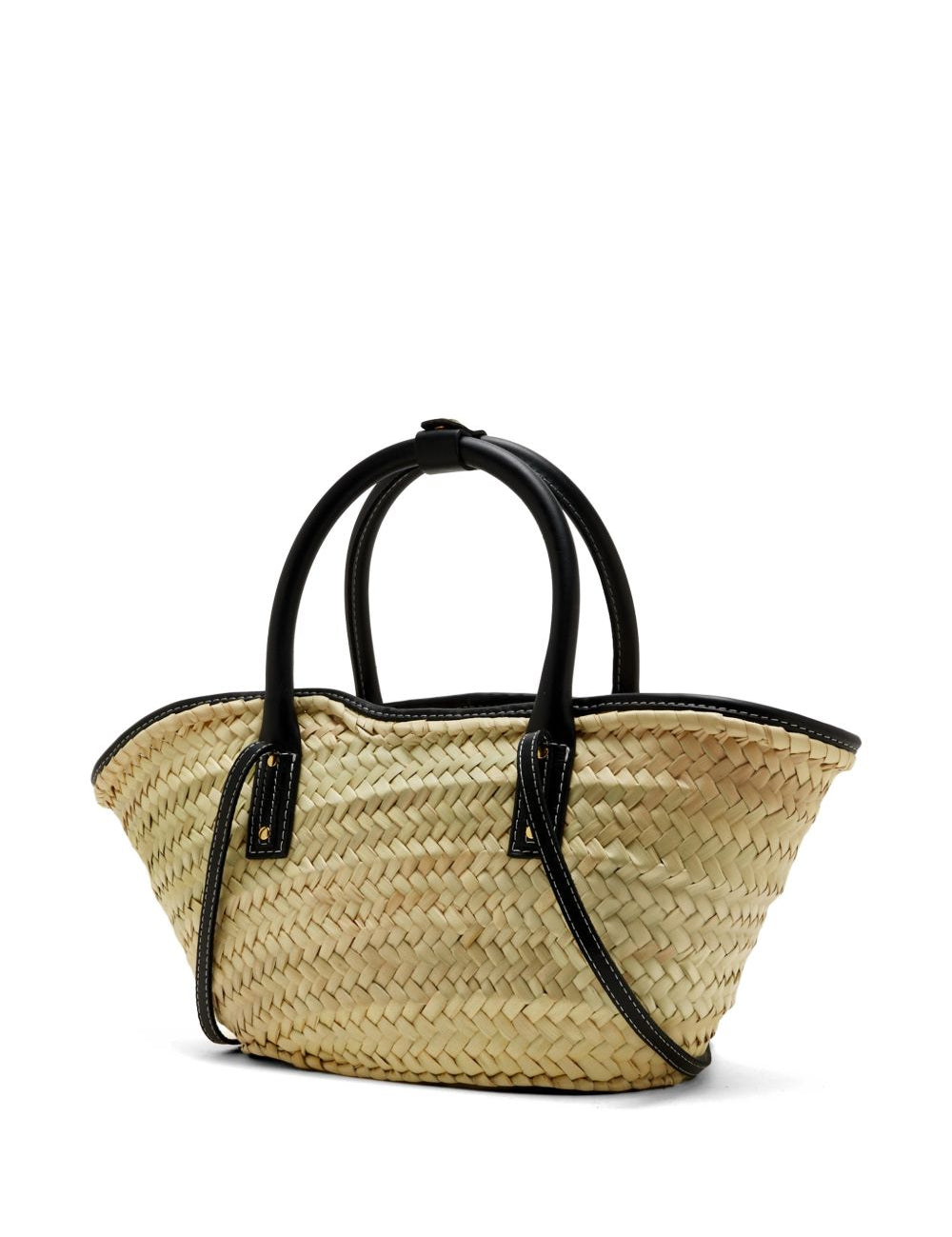 Borsa da spiaggia Soli piccola in nero Jacquemus - donna 