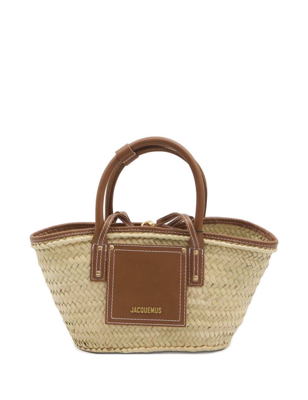 Borsa da spiaggia Soli piccola in marrone Jacquemus - donna 