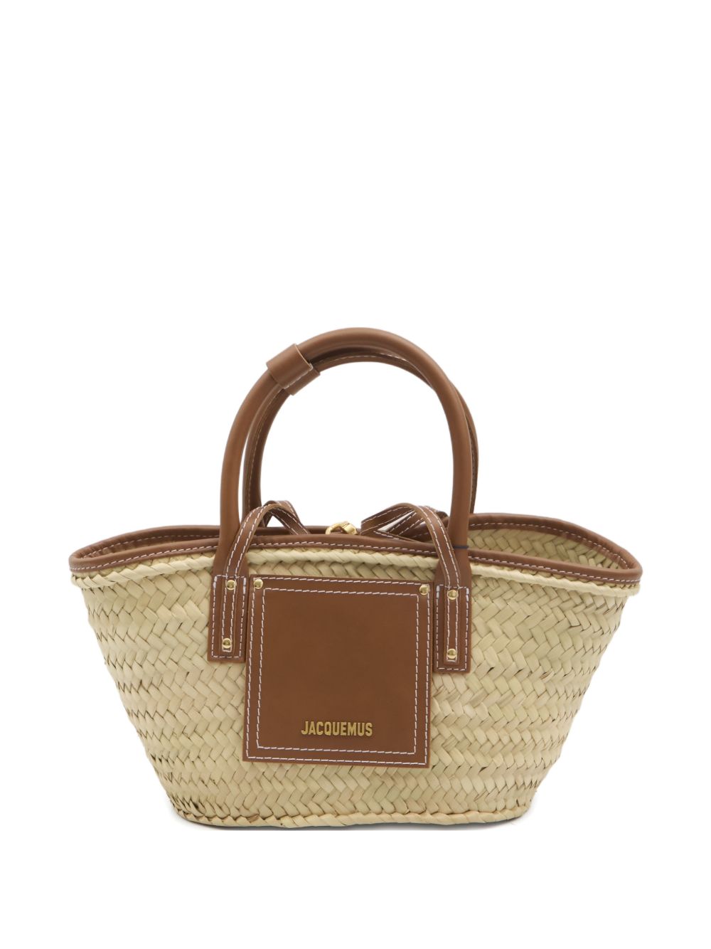 Borsa da spiaggia Soli piccola in marrone Jacquemus - donna 