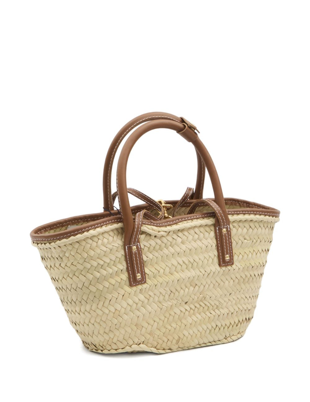 Borsa da spiaggia Soli piccola in marrone Jacquemus - donna 