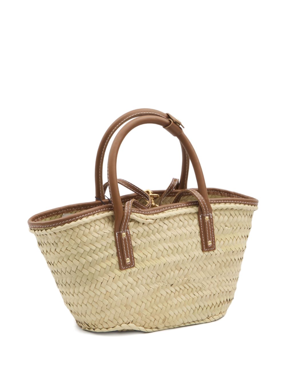 Borsa da spiaggia Soli piccola in marrone Jacquemus - donna 