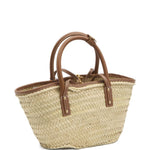 Borsa da spiaggia Soli piccola in marrone Jacquemus - donna 
