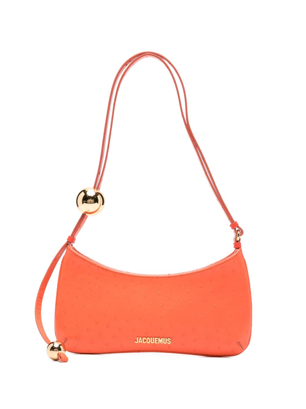 Borsa a spalla Le Bisou Perle in arancione Jacquemus - donna 